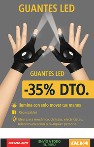 GUANTES CON LUZ