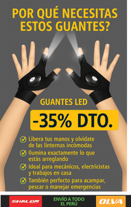 GUANTES CON LUZ