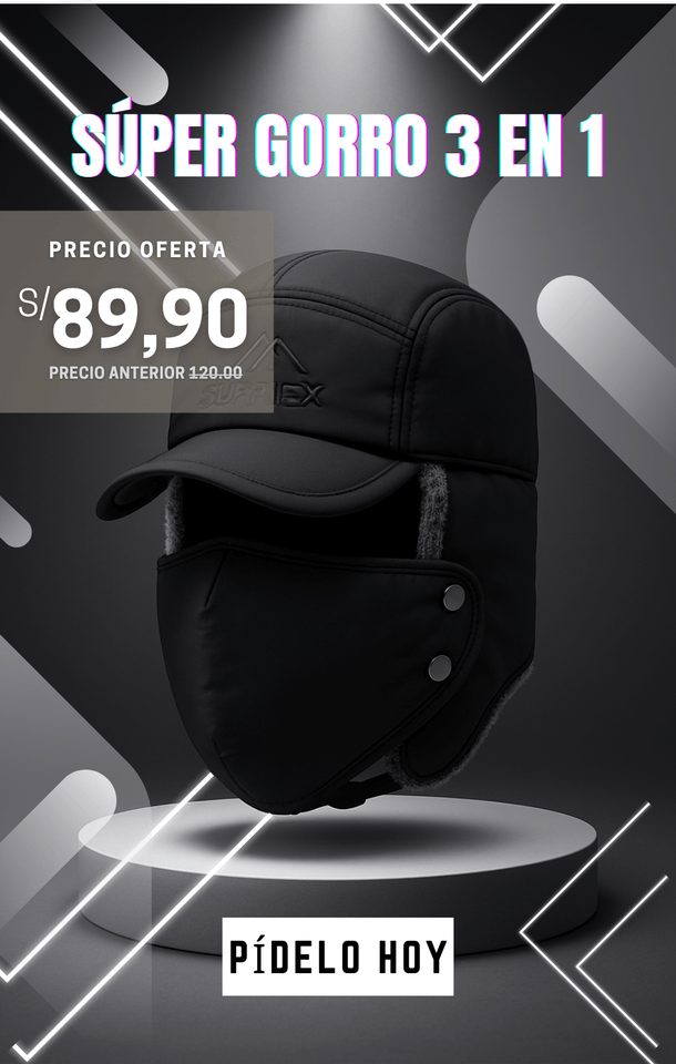 GORRO TÉRMICO 3 EN 1