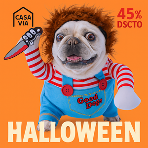 DISFRAZ CHUCKY PERROS Y GATOS