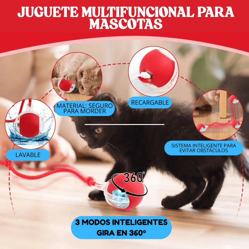 PELOTA INTERACTIVA PARA MASCOTAS