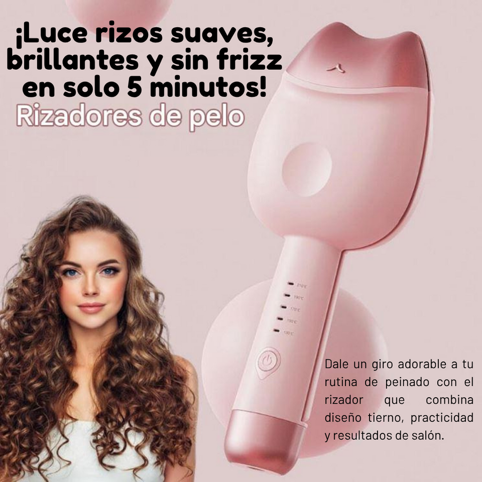 RIZADOR DE CABELLO- MODELO GATITO