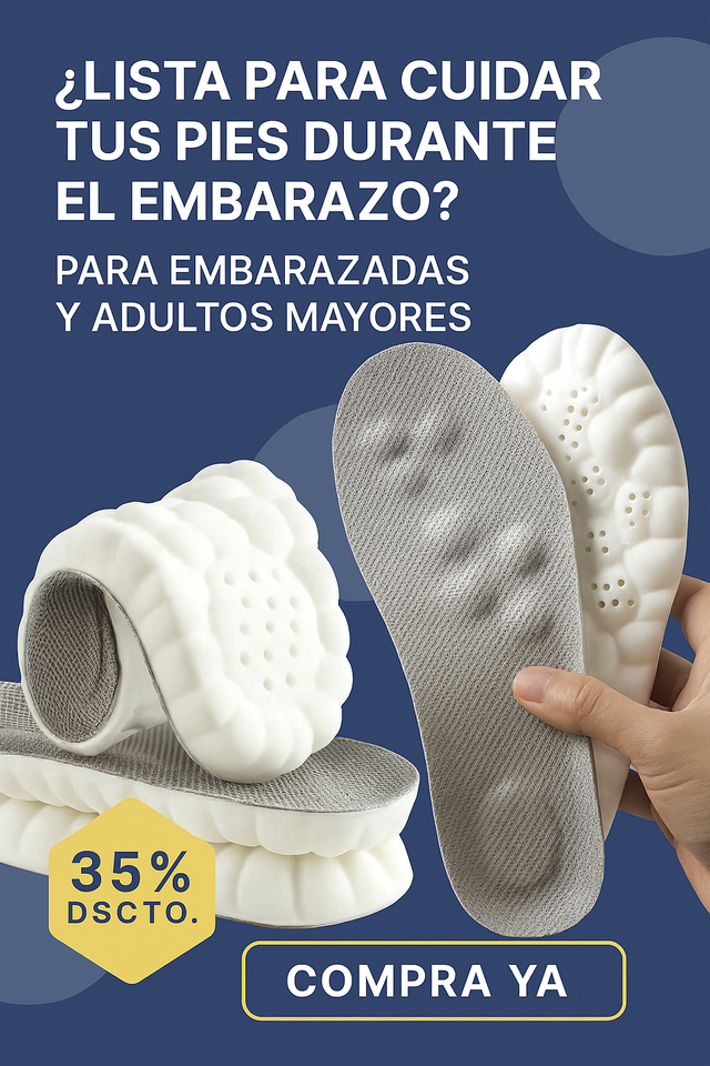 PLANTILLAS ORTOPÉDICAS ULTRA SOFT TM IDEAL PARA EMBARAZADAS