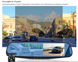 ESPEJO RETROVISOR CON DOBLE CAMARA